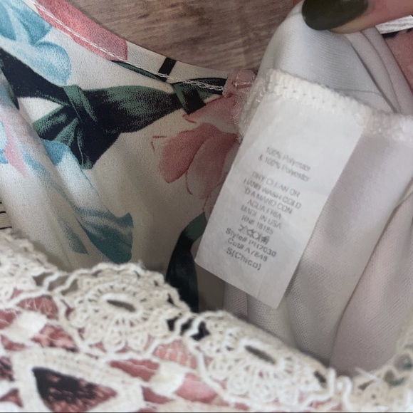 NEW Audrey 3+1 White Floral Romper - Picture 5 of 6